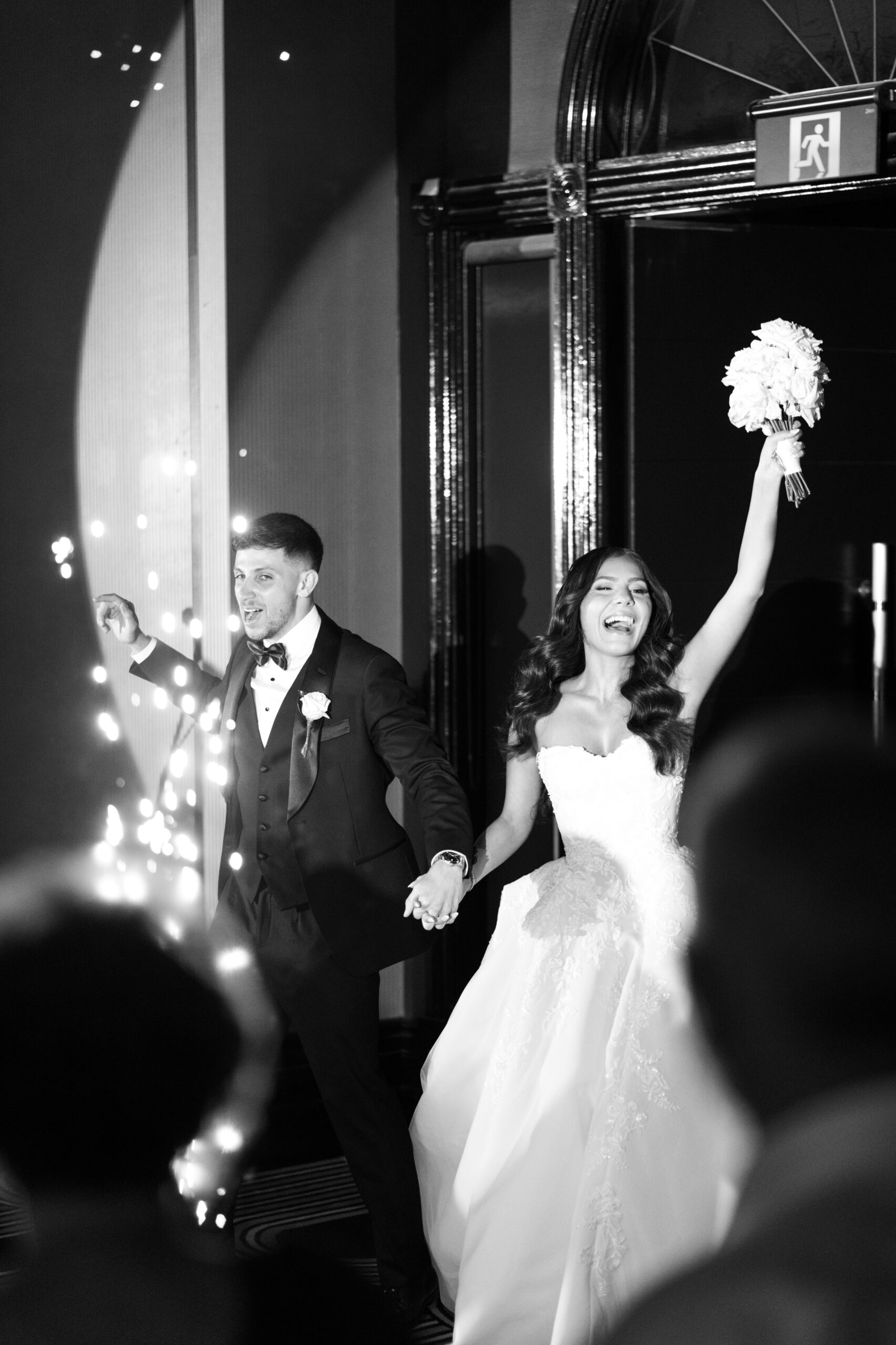 Joyful, energetic wedding celebration